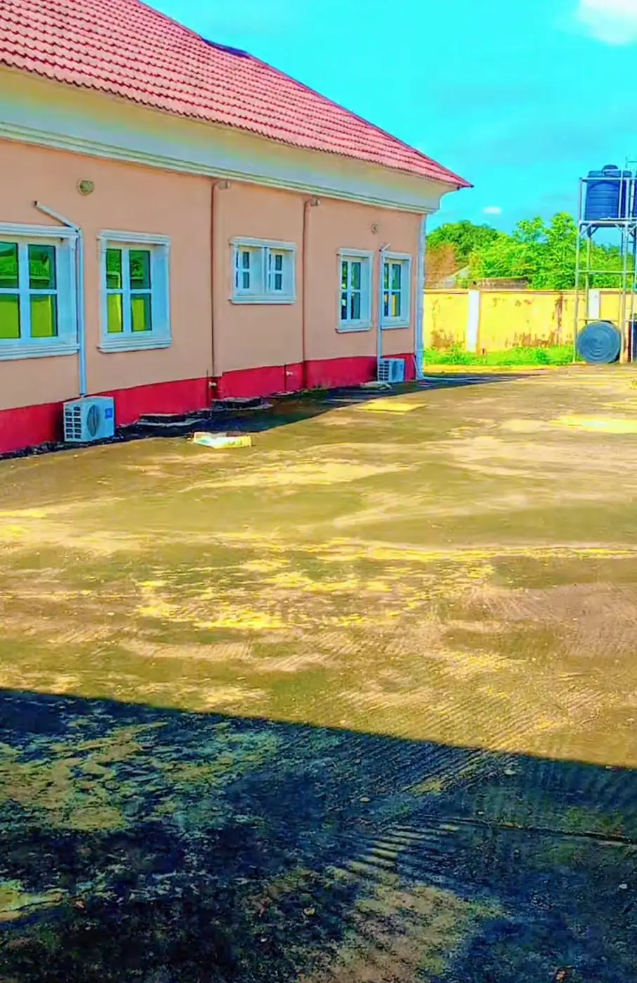Completed bungalow compound