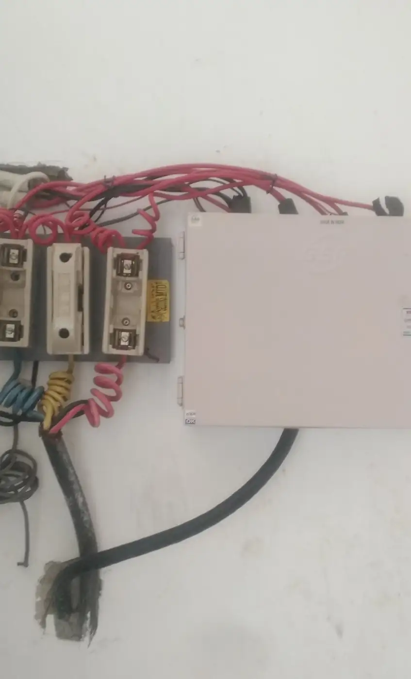 Wiring junction and cable runs